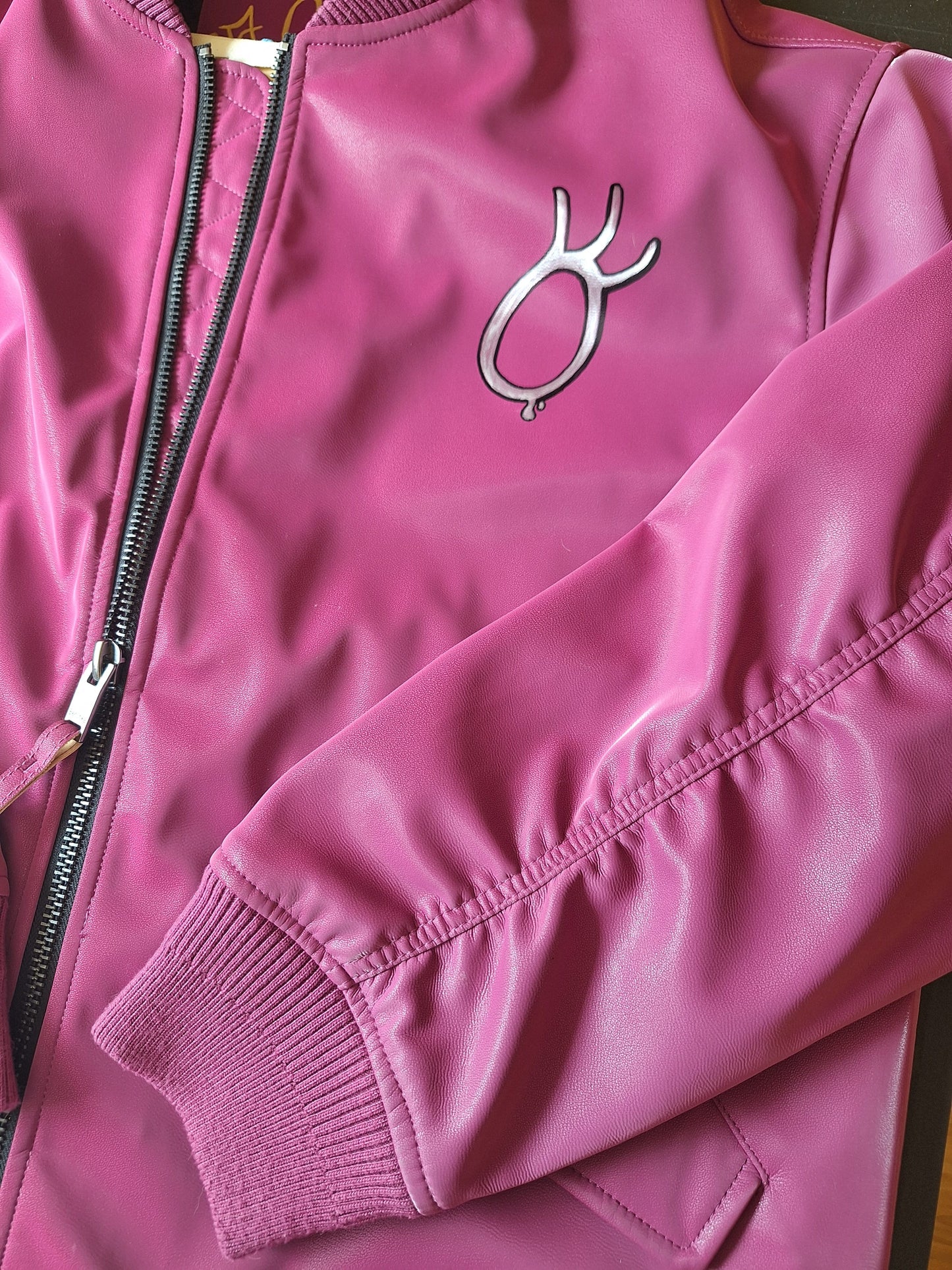Chaqueta Bomber de Neopreno Holográfico Marilyn Monroe - Pintada a Mano