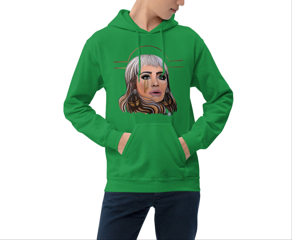 Sudadera con capucha unisex Dollavatar Zodiaco Libra