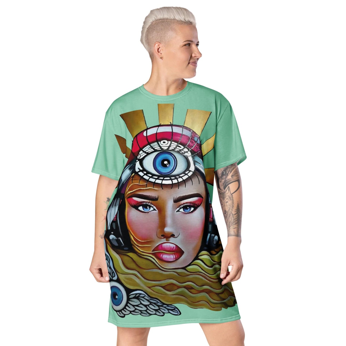 Vestido camiseta Diosa Pilot -A