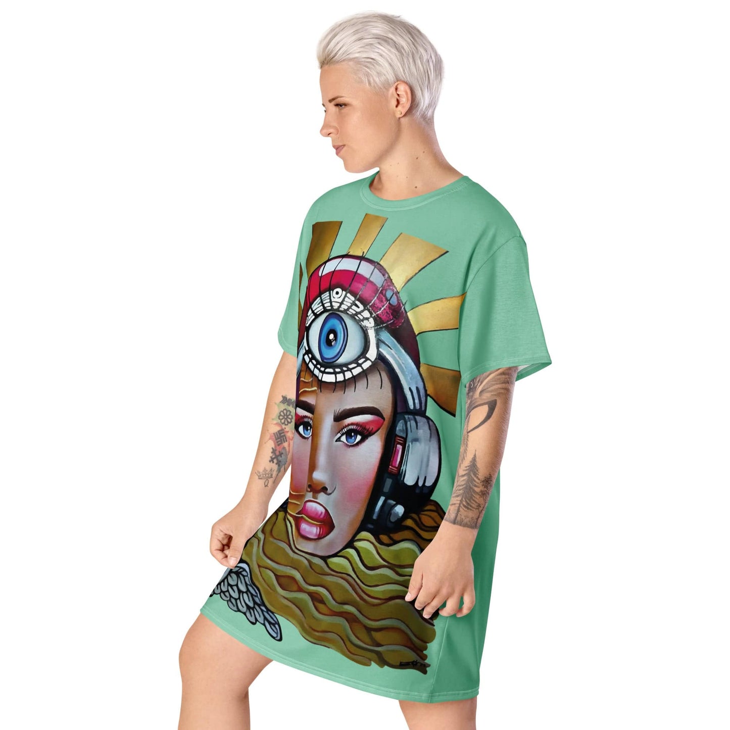 Vestido camiseta Diosa Pilot -A