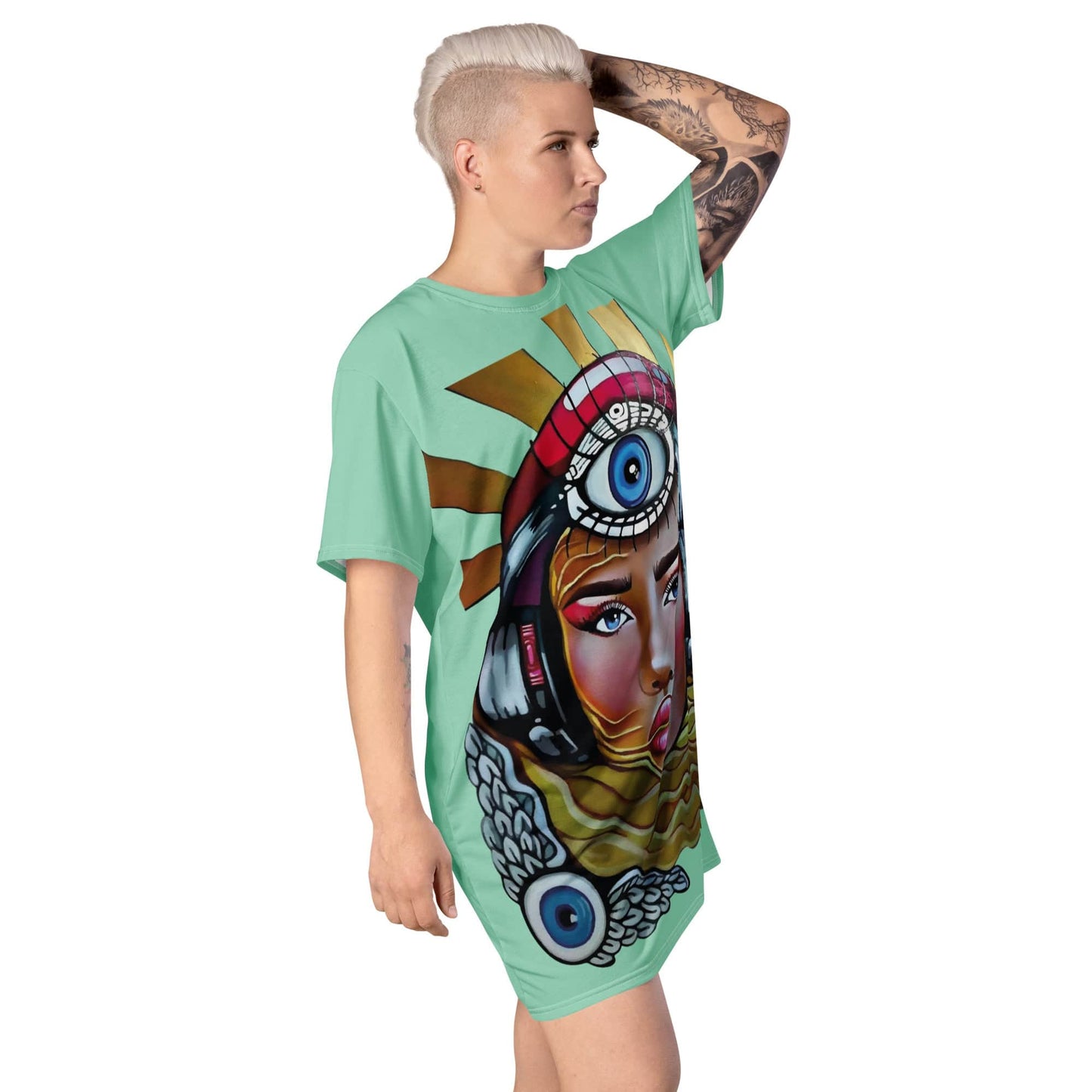 Vestido camiseta Diosa Pilot -A