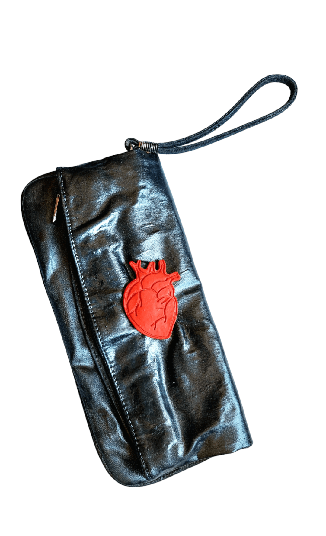 Bolso de mano pintado Punk heart