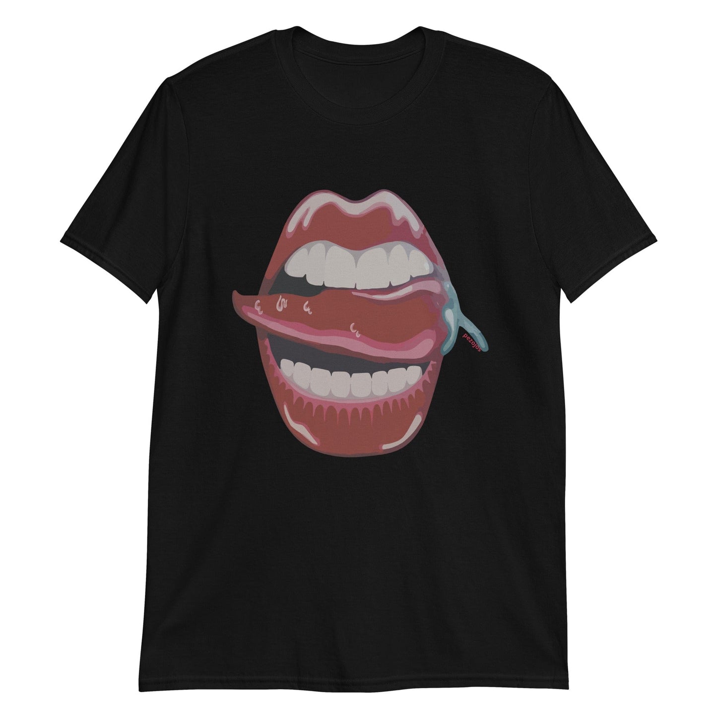 Camiseta Bocaccino - Ropa pintada a mano en Pezojos