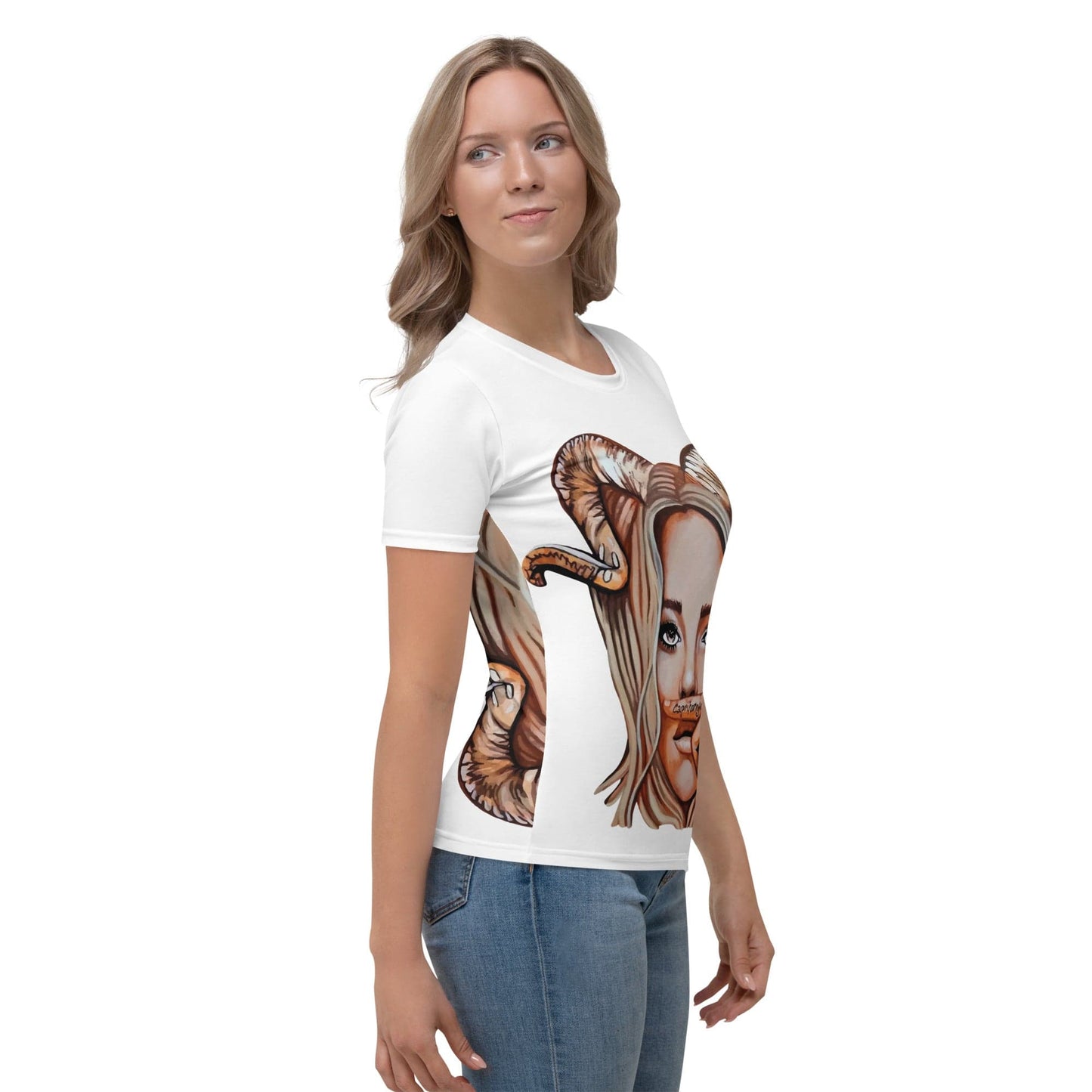 Camiseta Dollavatar Capricornio - Ropa pintada a mano en Pezojos