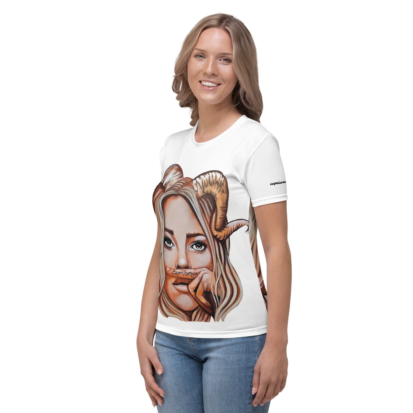 Camiseta Dollavatar Capricornio - Ropa pintada a mano en Pezojos