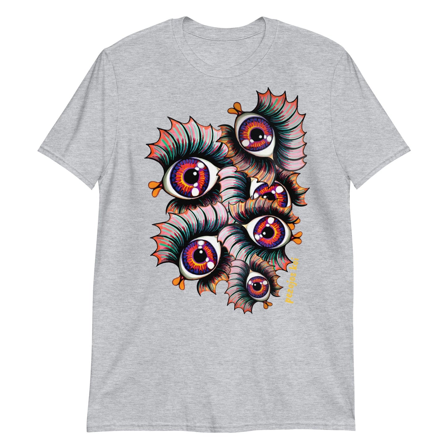 Camiseta Pezojos Fiesta Koi - Ropa pintada a mano en Pezojos