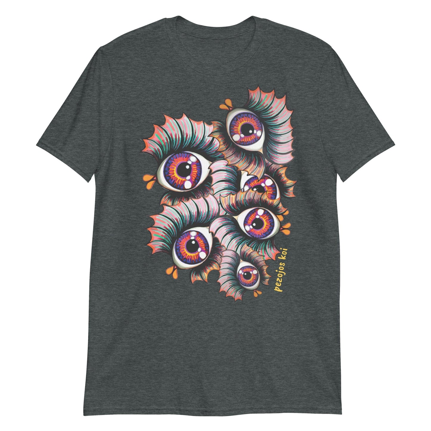 Camiseta Pezojos Fiesta Koi - Ropa pintada a mano en Pezojos