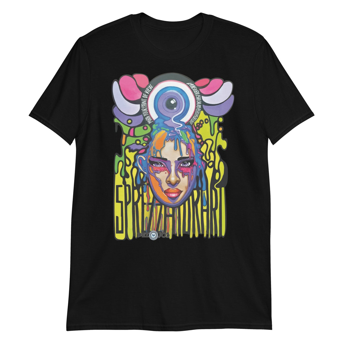 Camiseta unisex Sprezzaturart - Ropa pintada a mano en Pezojos