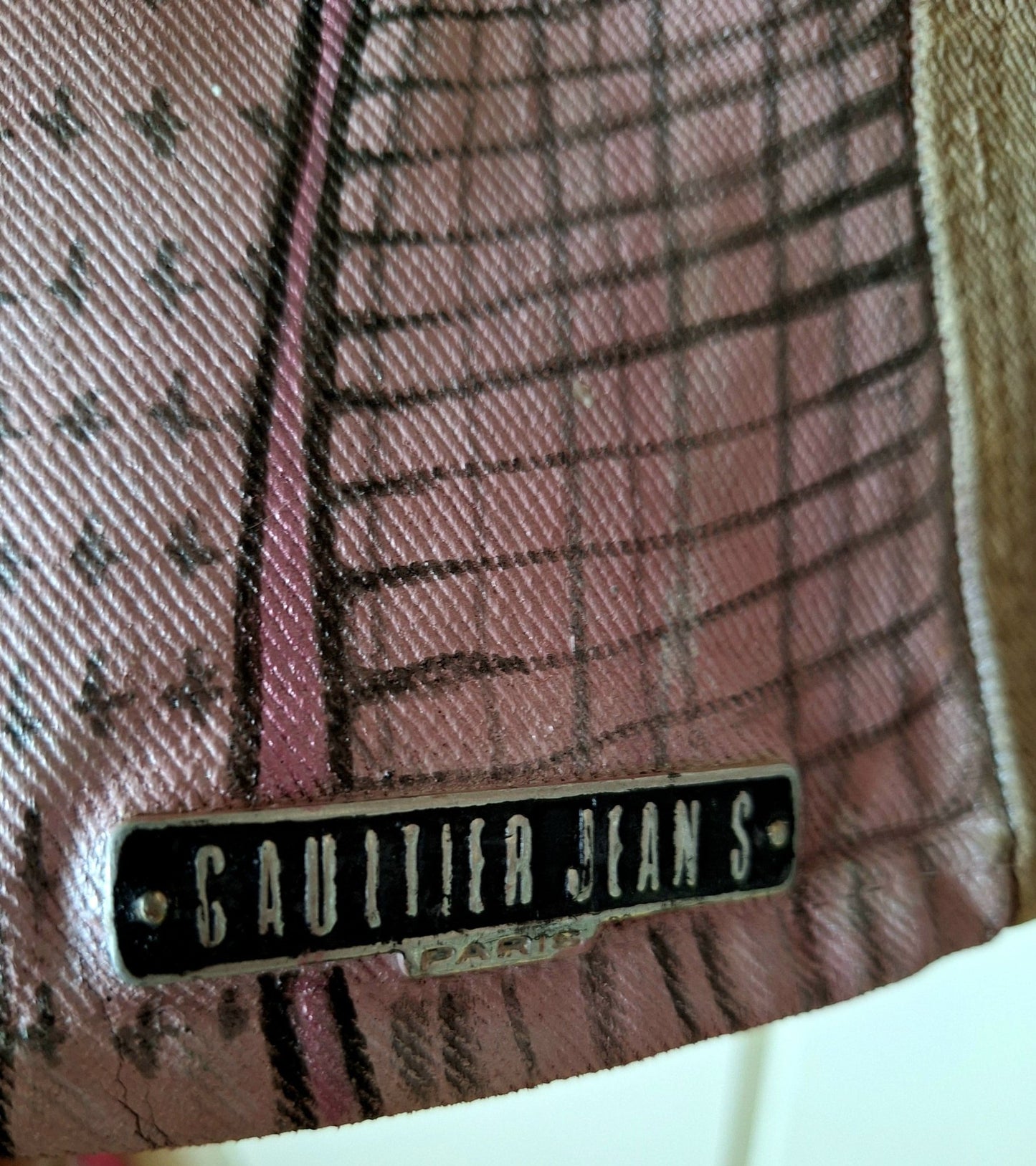 Chaqueta Vintage Jean Paul Gaultier pintada Madonna - Ropa pintada a mano en Pezojos
