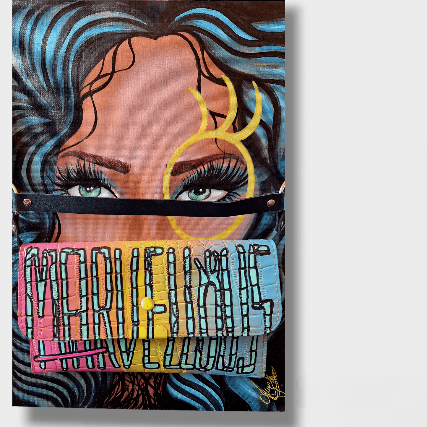 Colección festivales riñoneras - Ropa pintada a mano en Pezojos