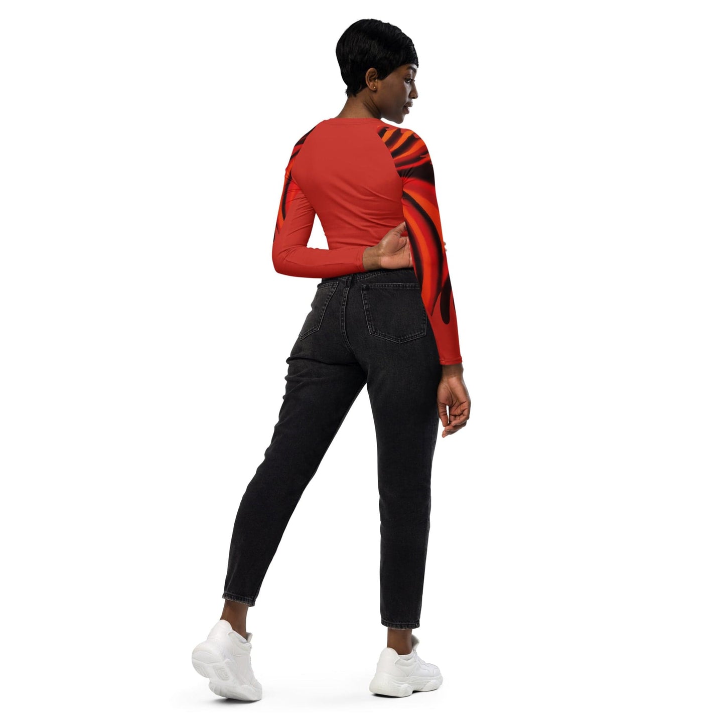 Crop top de manga larga dollavatar Aries - Ropa pintada a mano en Pezojos