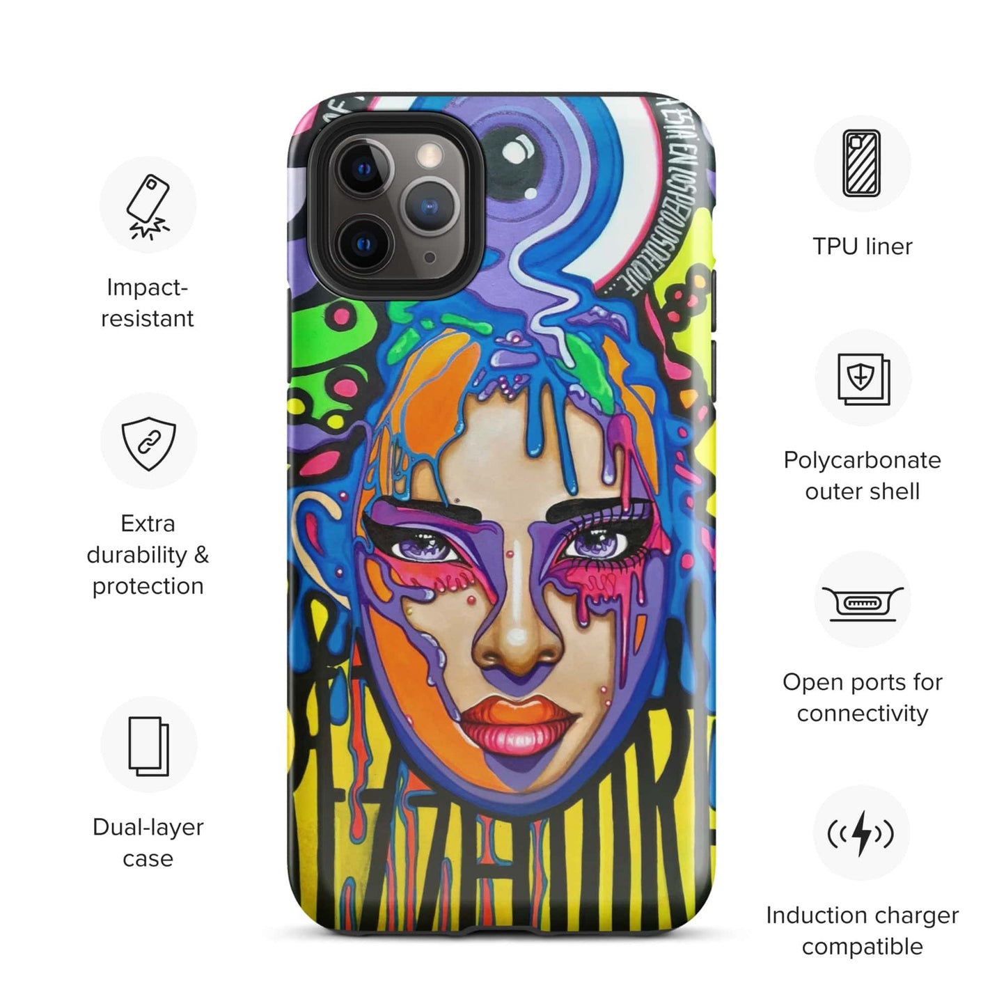 Funda dura para iPhone Sprezzaturart - Ropa pintada a mano en Pezojos