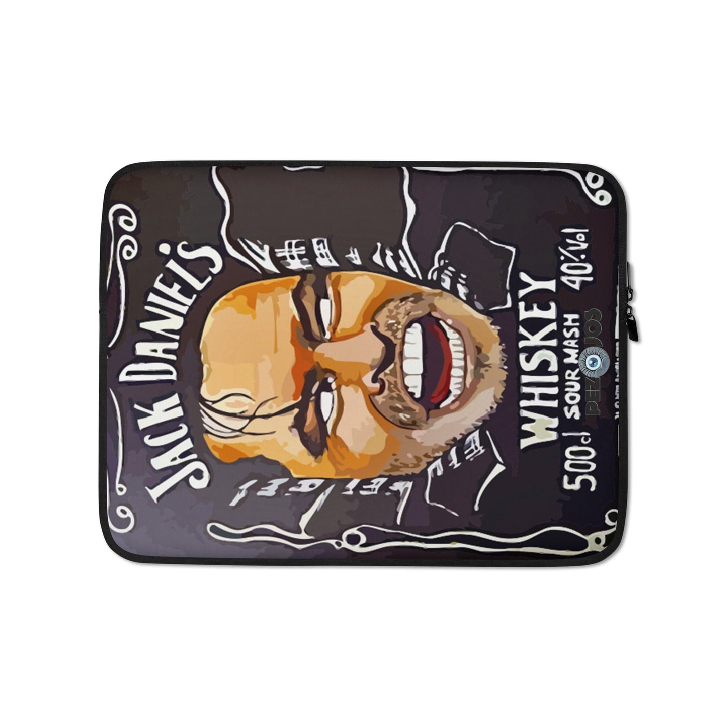 Funda para portátil y Ipad Resplandor - Ropa pintada a mano en Pezojos