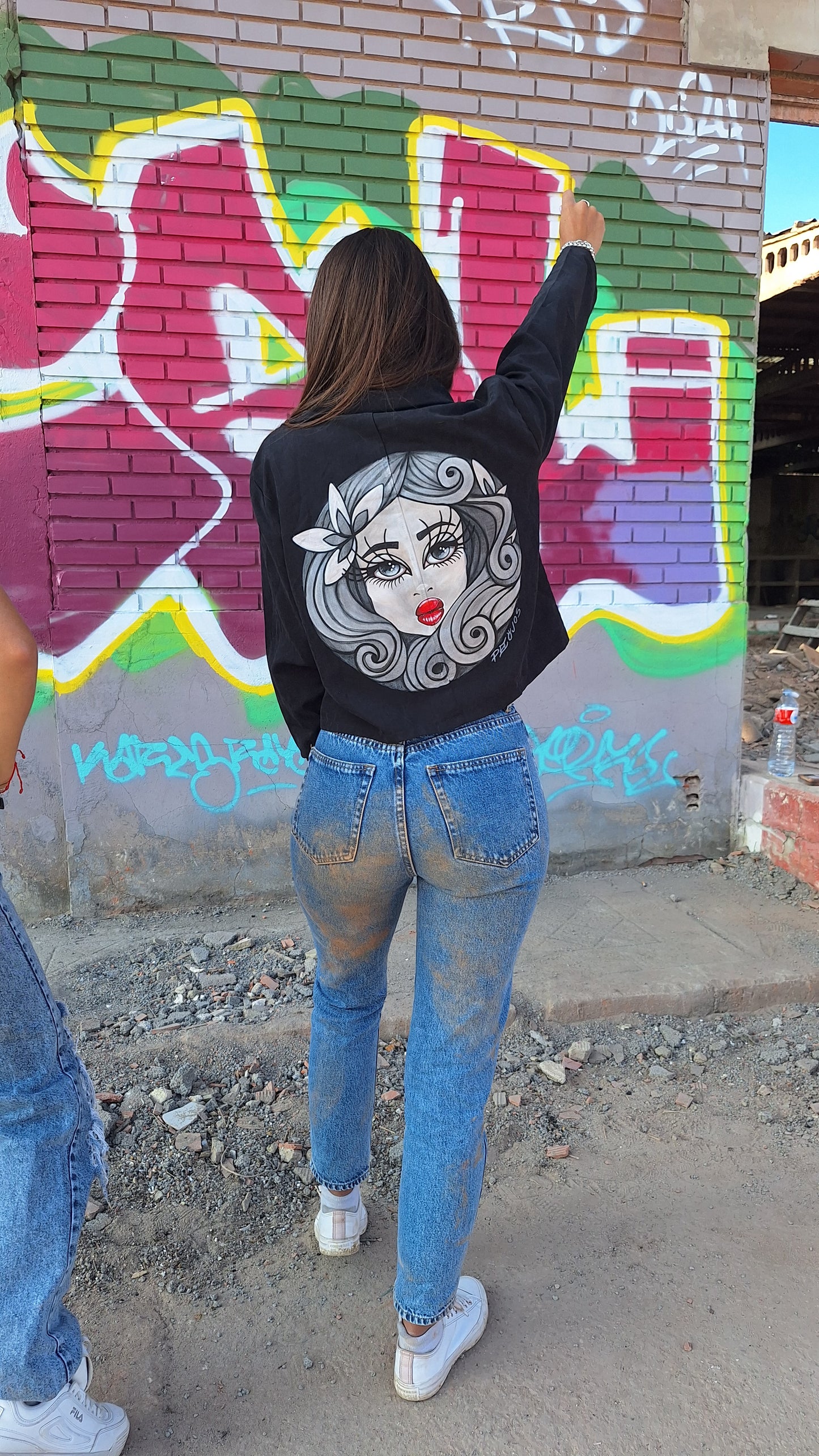 Chaqueta Camisa de Entretiempo Pintada a Mano – Doll Avatar