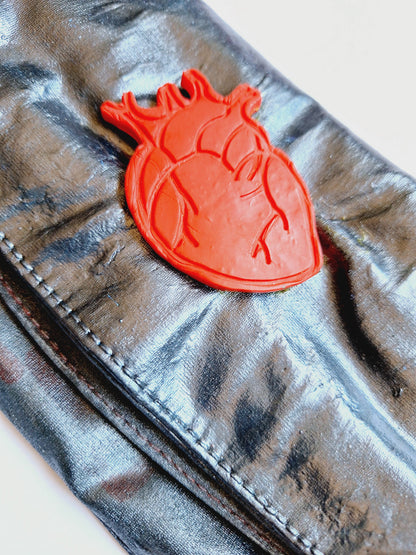 Bolso de mano pintado Punk heart
