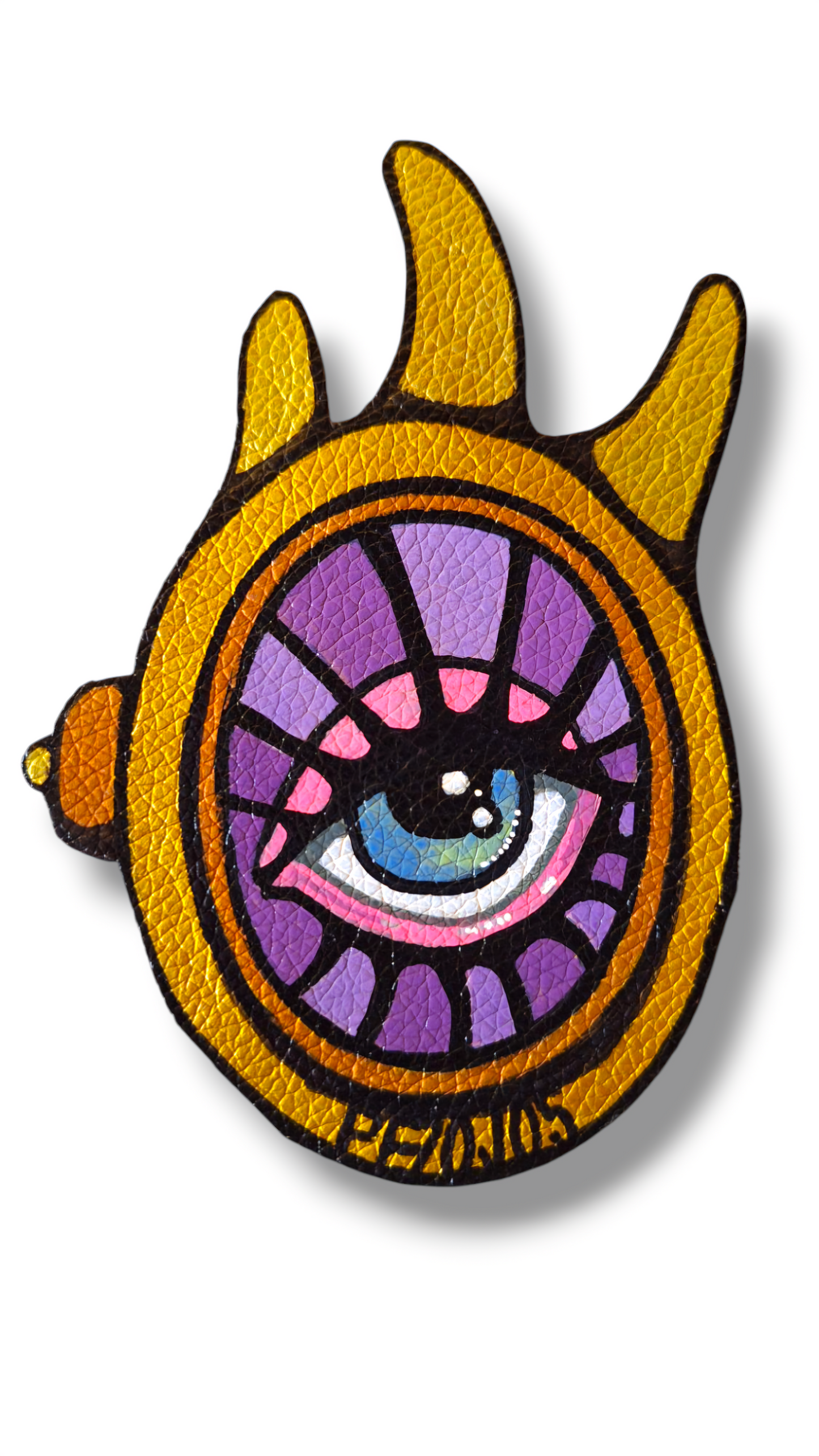 Monóculos Pezojos Ibiza | EcoPatch Art | Parches únicos pintados a mano