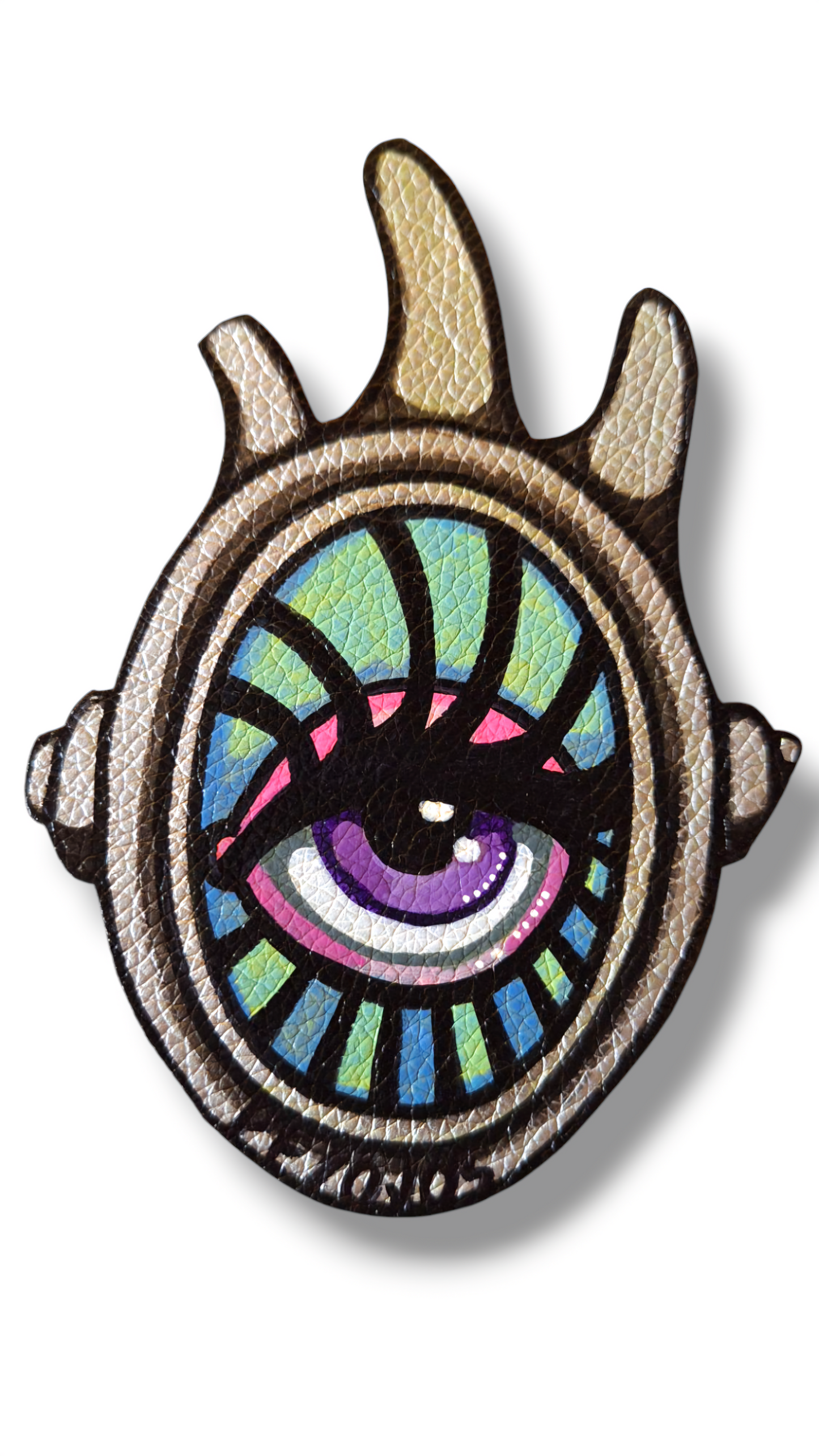 Monóculos Pezojos Ibiza | EcoPatch Art | Parches únicos pintados a mano