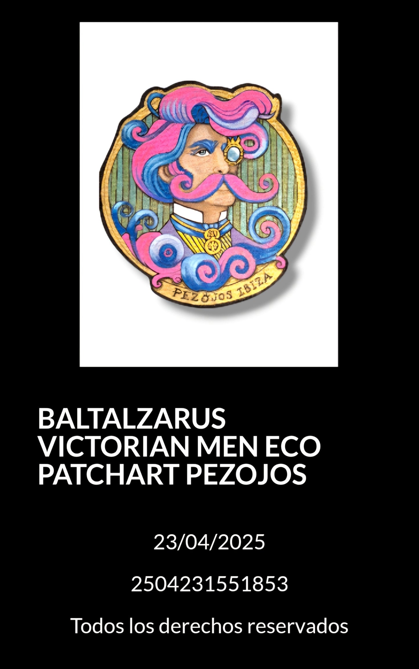Ecopatch Baltalzarus parches grandes pintados edición limitada