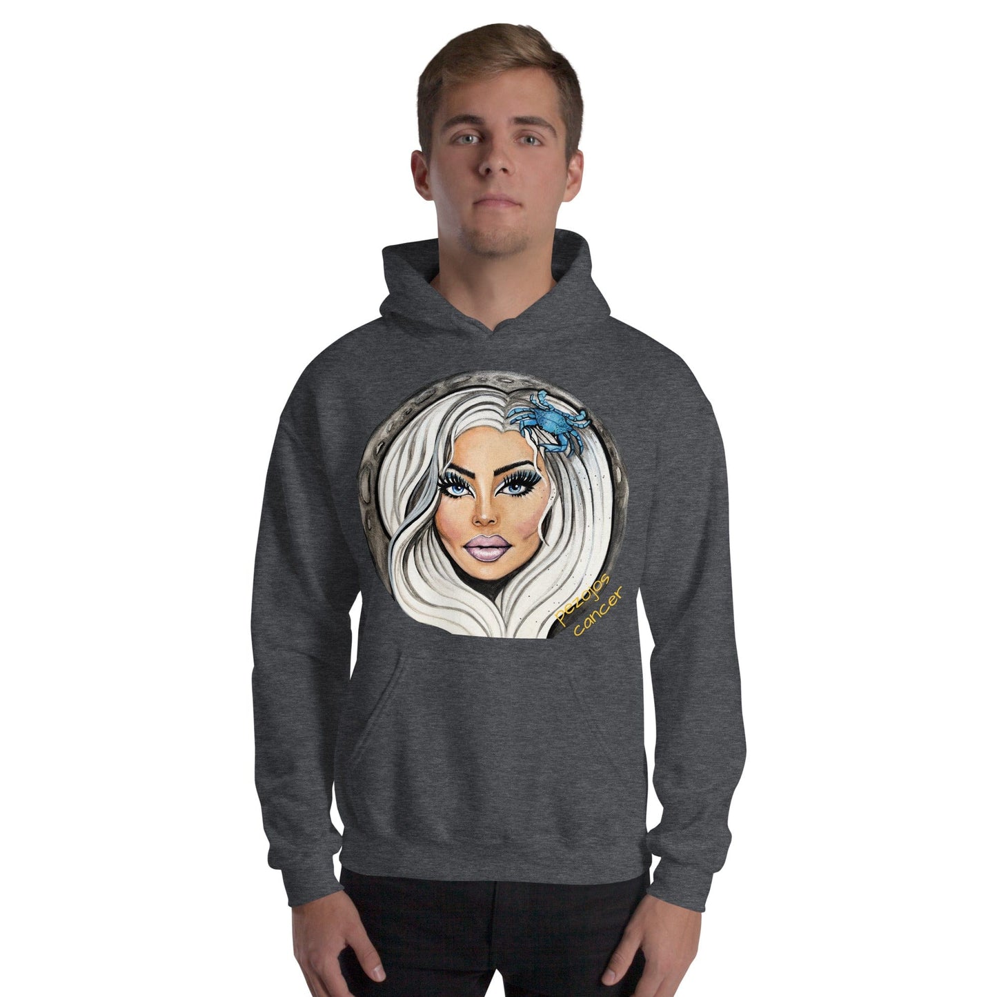 Sudadera con capucha unisex Dollavatar Zodiaco Cancer