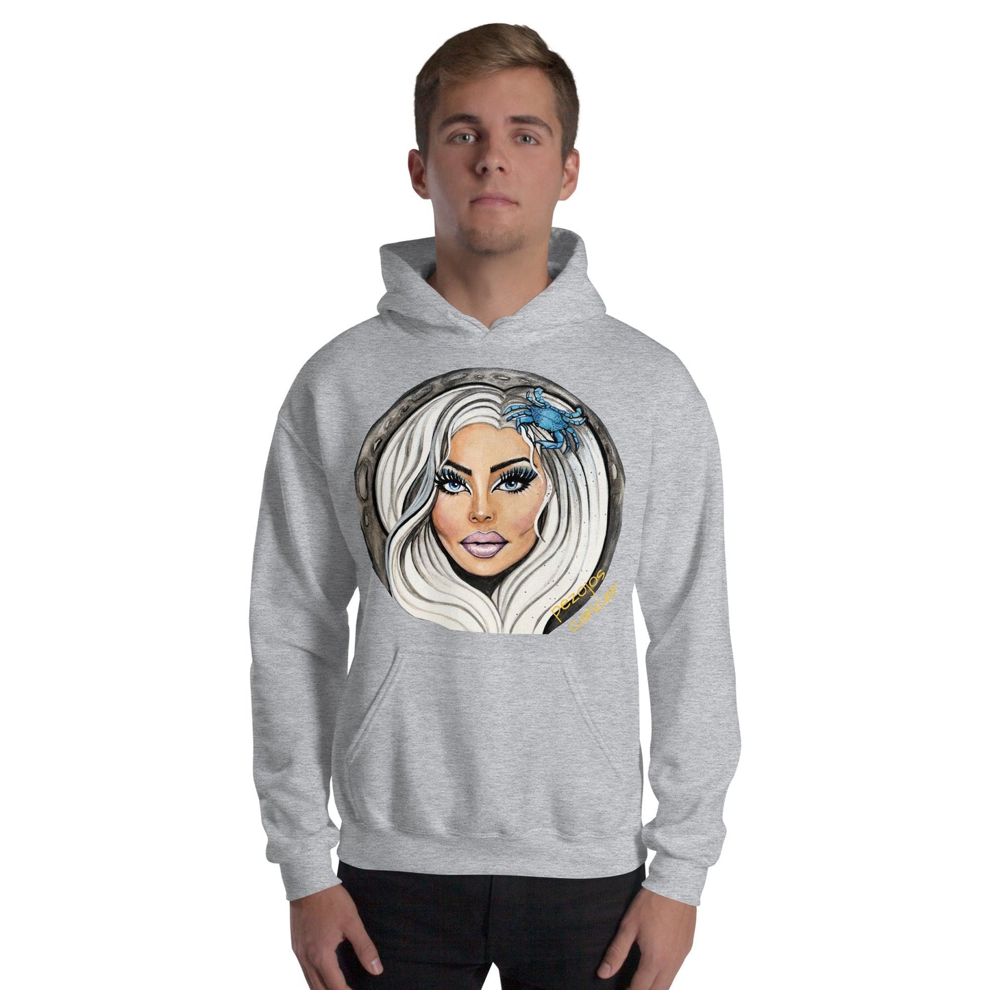 Sudadera con capucha unisex Dollavatar Zodiaco Cancer