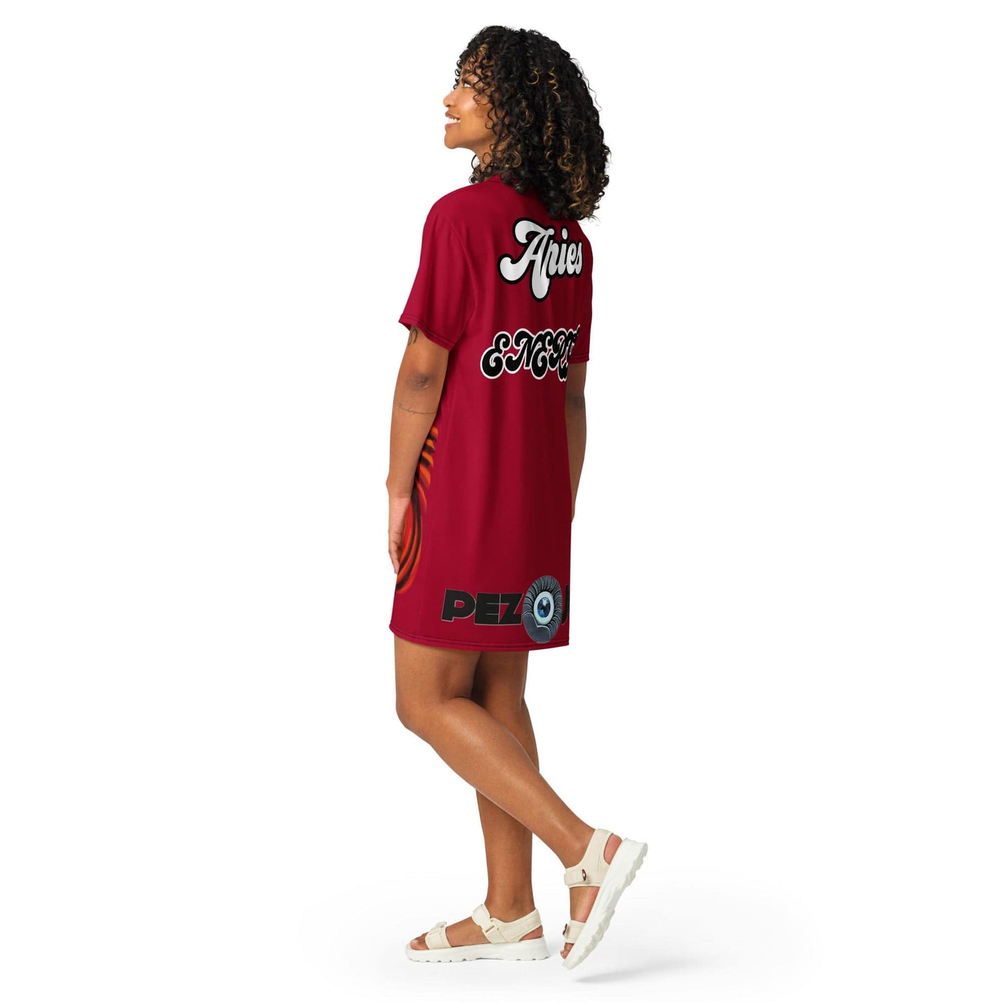 Vestido camiseta dollavatar zodiaco Aries - Ropa pintada a mano en Pezojos