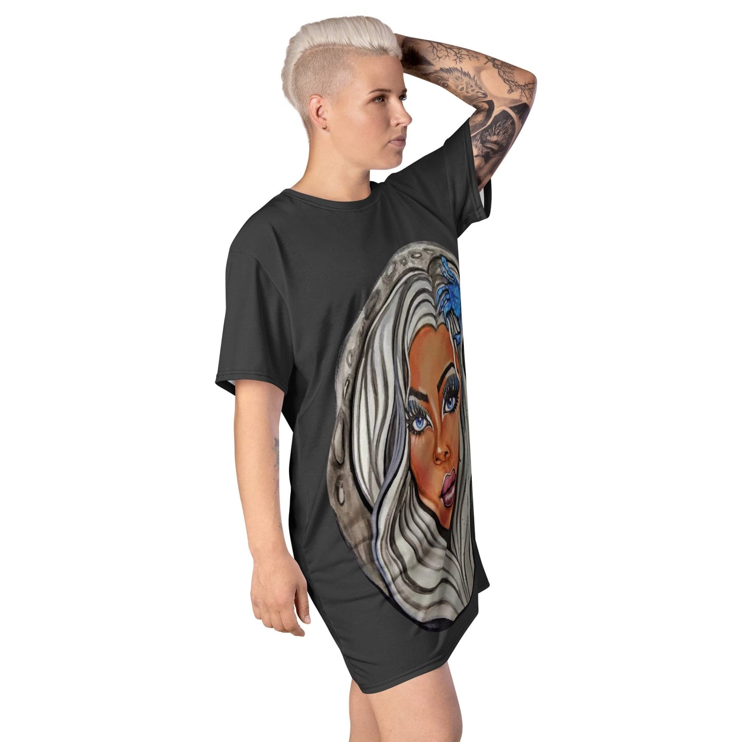 Vestido camiseta dollavatar Zodiaco Cancer - Ropa pintada a mano en Pezojos