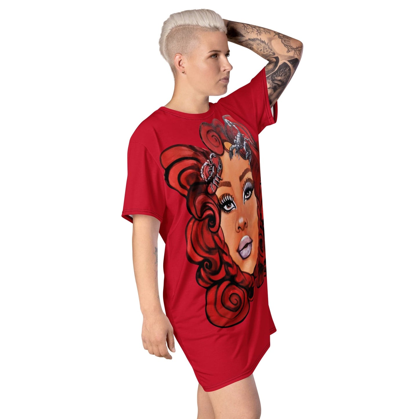 Vestido camiseta dollavatar zodiaco Escorpio - Ropa pintada a mano en Pezojos