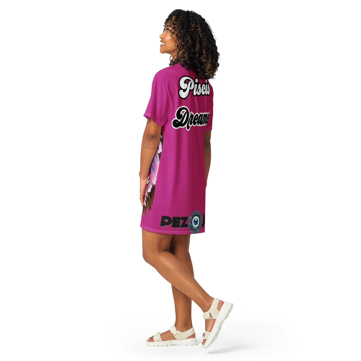 Vestido camiseta dollavatar zodiaco Piscis - Ropa pintada a mano en Pezojos