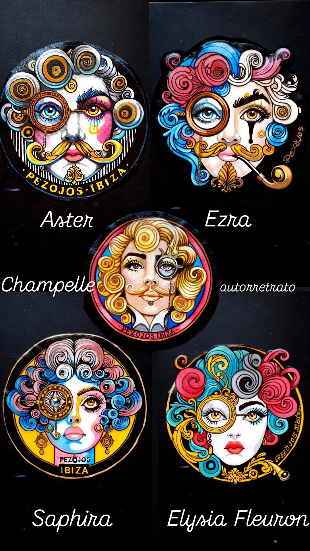 Victorian Ecopatch - Ropa pintada a mano en Pezojos