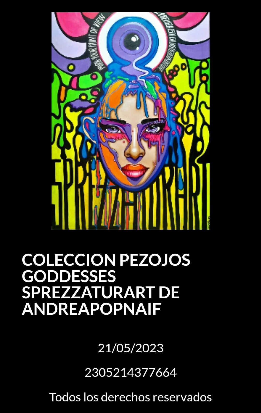 Zapatillas de lona de caña alta Art Life Sprezzaturart Ezos - Ropa pintada a mano en Pezojos