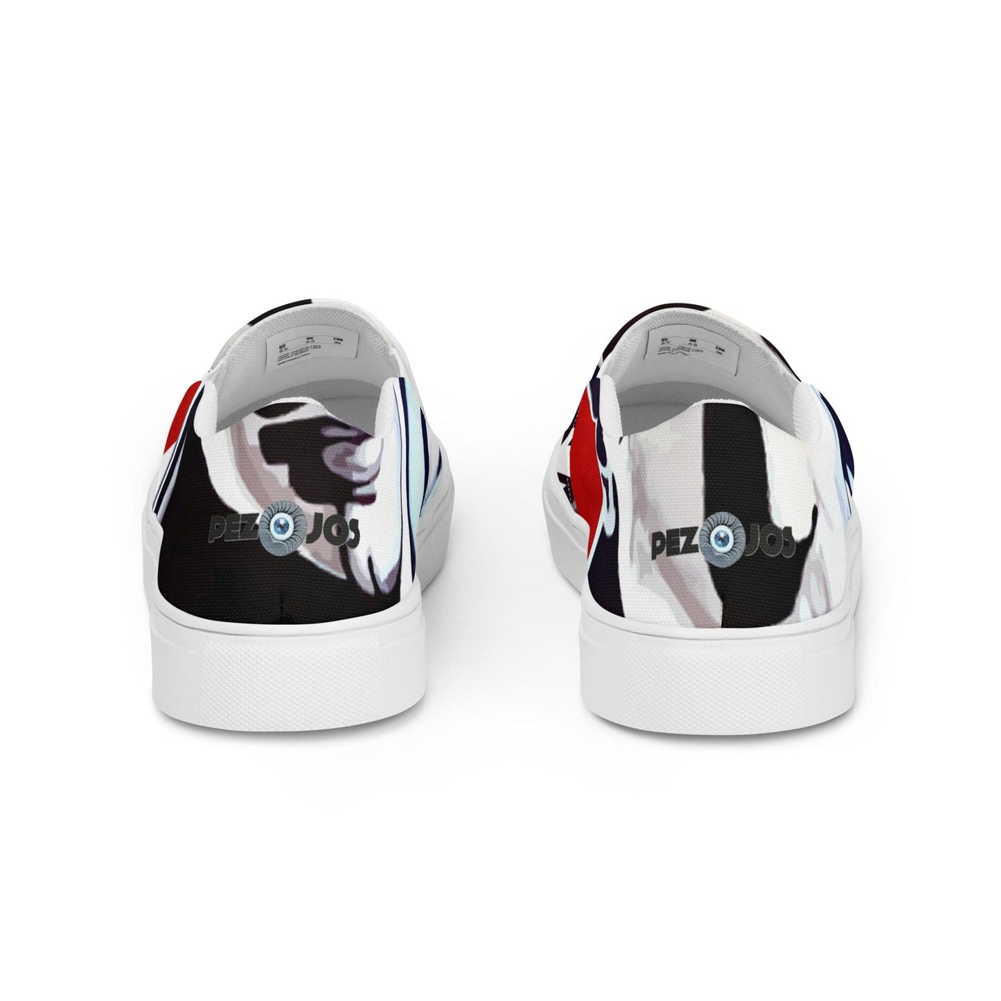 Zapatillas de lona sin cordones Bogart - Ropa pintada a mano en Pezojos
