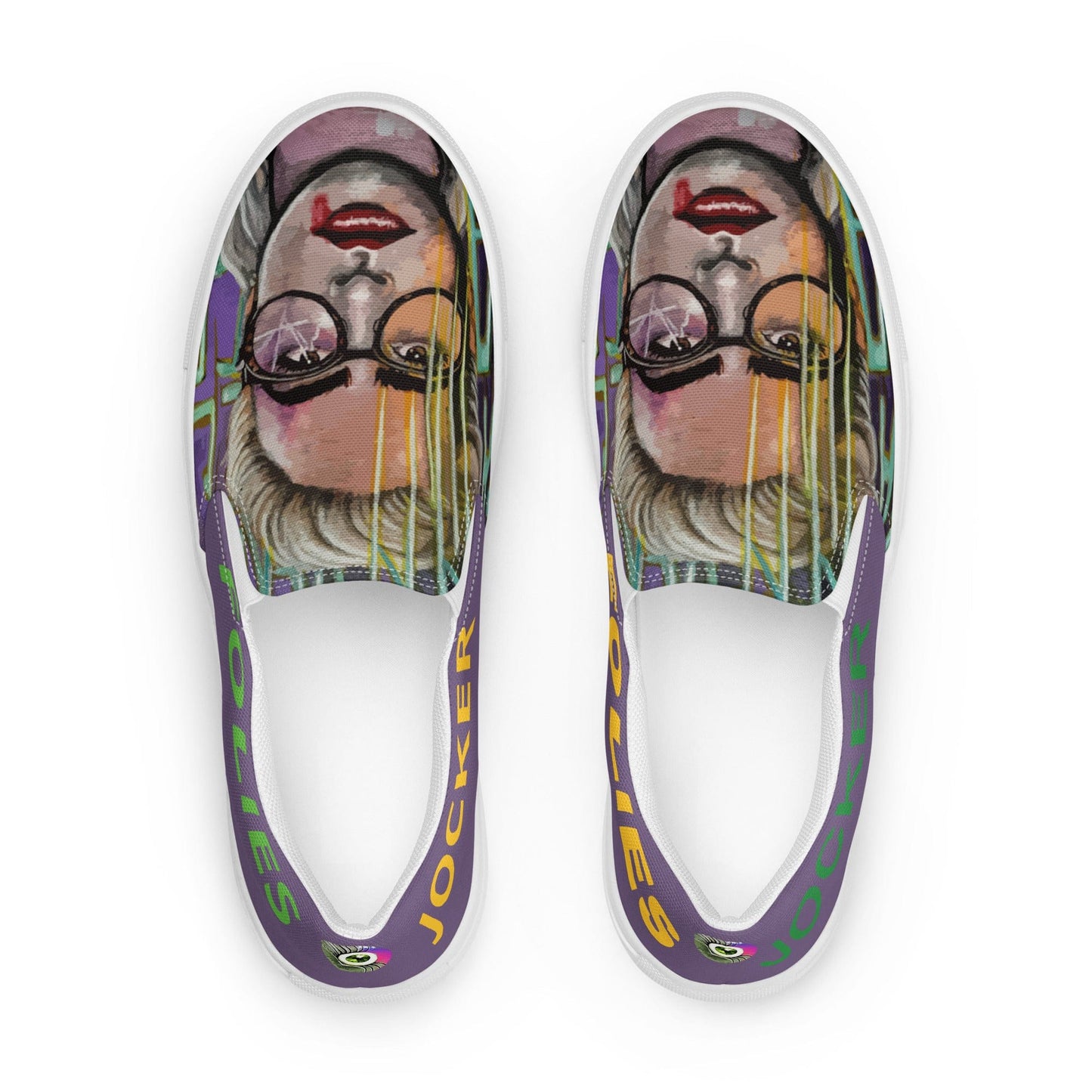 Zapatillas de lona sin cordones Folies - Ropa pintada a mano en Pezojos