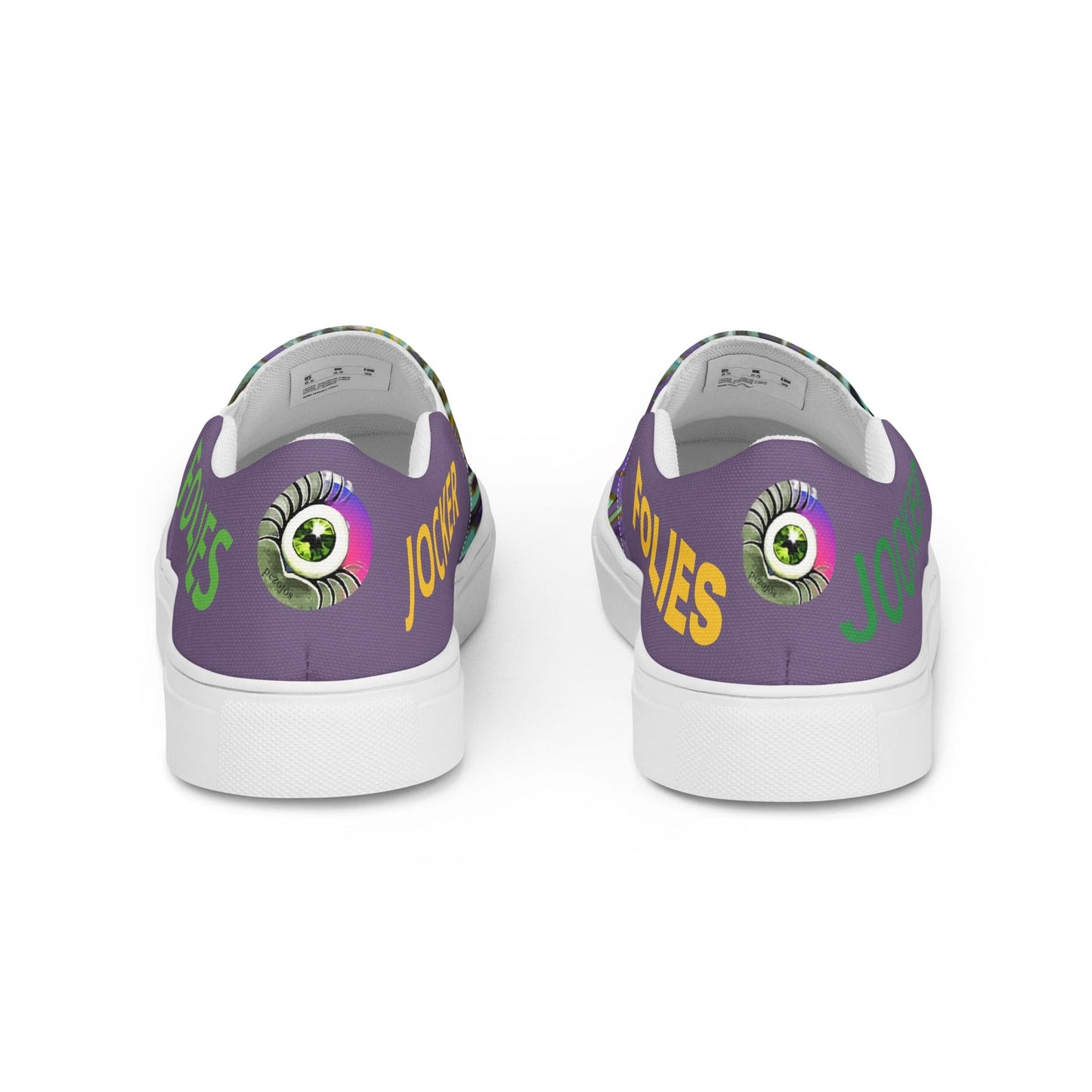 Zapatillas de lona sin cordones Folies - Ropa pintada a mano en Pezojos