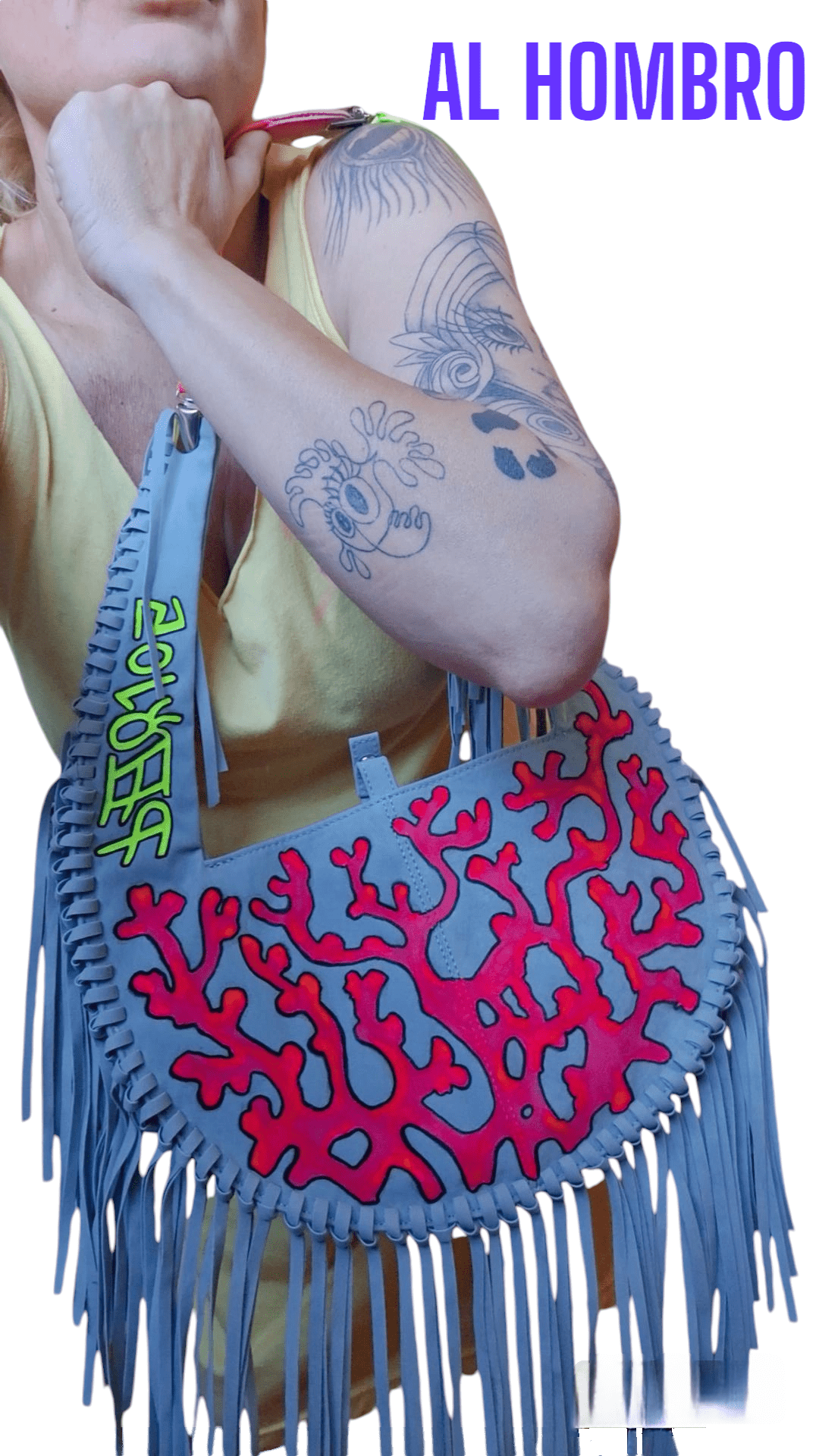 Bolso Boho Chic Ibiza - Edición Limitada - Ropa pintada a mano en Pezojos