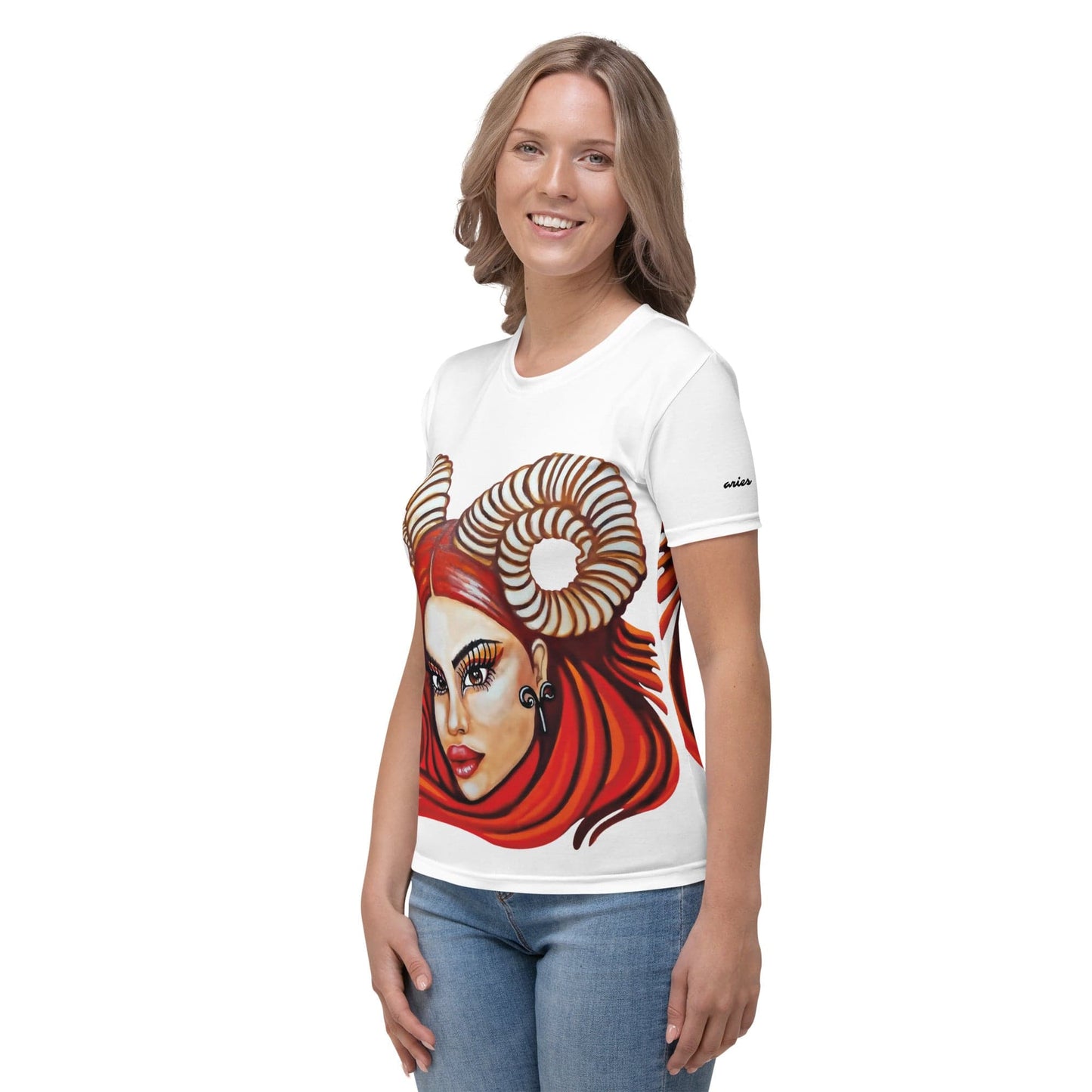 Camiseta Dollavatar Aries - Ropa pintada a mano en Pezojos