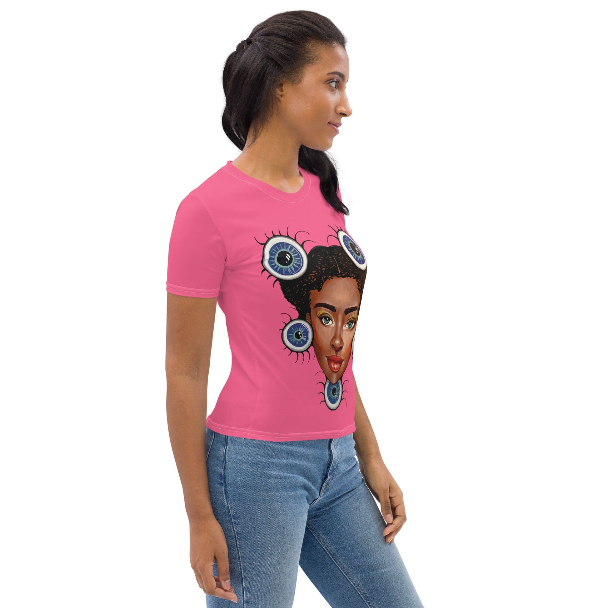 Camiseta para mujer Bombom - Ropa pintada a mano en Pezojos