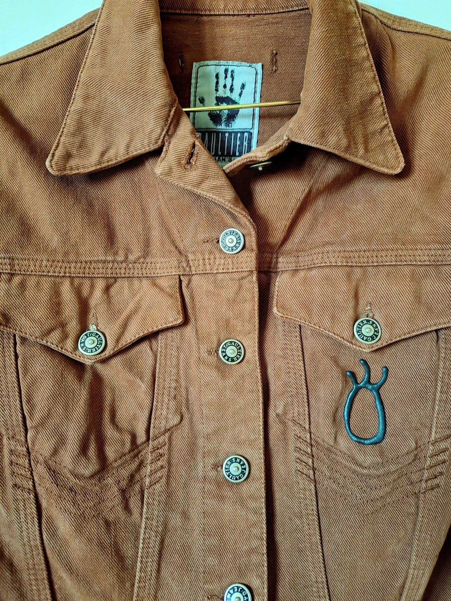 Chaqueta Vintage Jean Paul Gaultier pintada Madonna - Ropa pintada a mano en Pezojos