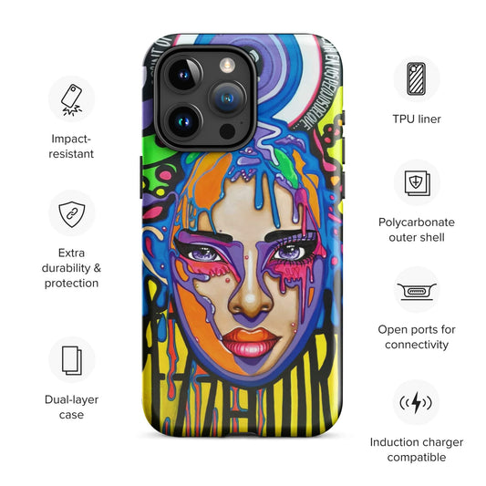 Funda dura para iPhone Sprezzaturart - Ropa pintada a mano en Pezojos