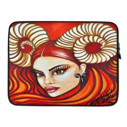 Funda portátil y Ipad signo zodiaco Aries - Ropa pintada a mano en Pezojos