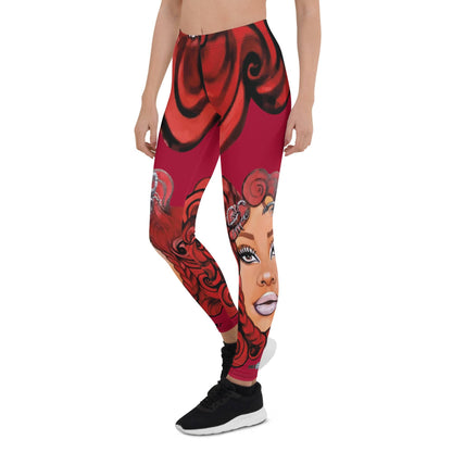 Leggings dollavatar zodiaco Escorpio - Ropa pintada a mano en Pezojos