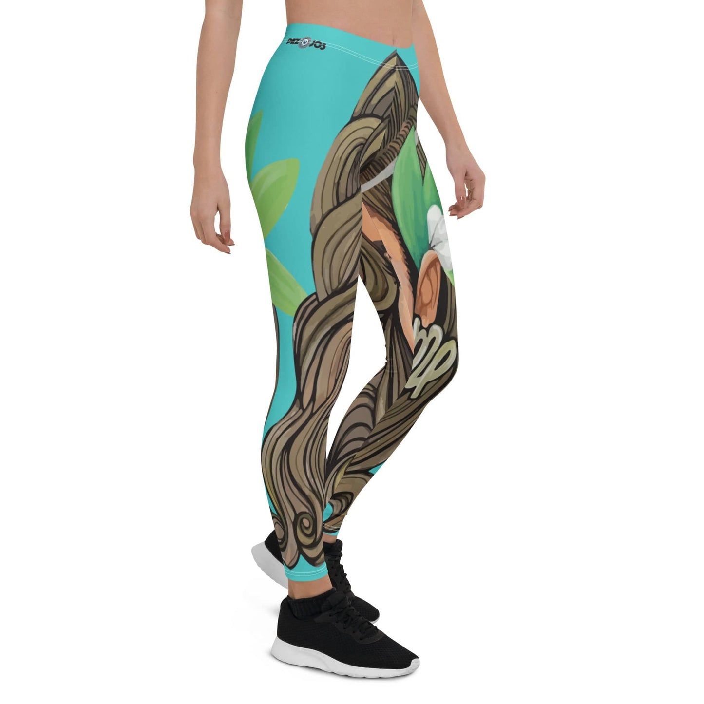 Leggings dollavatar zodiaco Virgo - Ropa pintada a mano en Pezojos