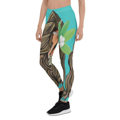 Leggings dollavatar zodiaco Virgo - Ropa pintada a mano en Pezojos