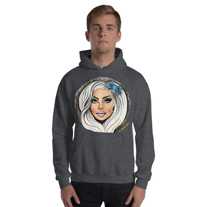 Sudadera con capucha unisex Dollavatar Zodiaco Cancer - Ropa pintada a mano en Pezojos