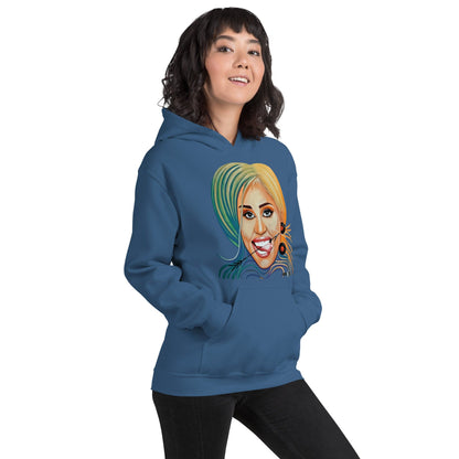 Sudadera con capucha unisex Dollavatar Zodiaco Sagitario - Ropa pintada a mano en Pezojos