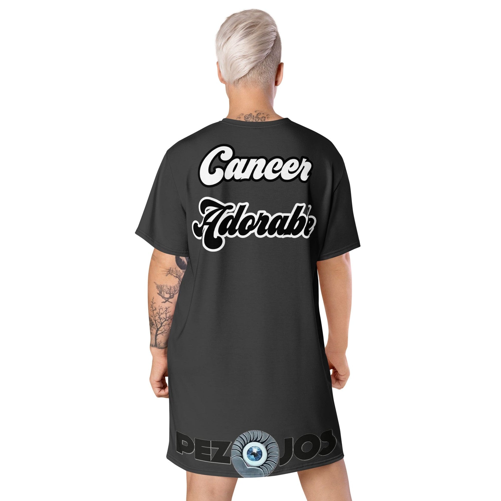 Vestido camiseta dollavatar Zodiaco Cancer - Ropa pintada a mano en Pezojos